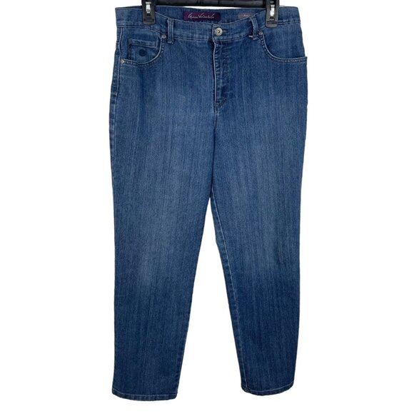 Gloria Vanderbilt Amanda  Women Stretch Denim Jeans Size 14P - Picture 1 of 9